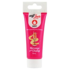 imagem de Gel Hot Morango com Champanhe 15ml